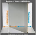 FiguWorld Rückwand-KIT für IKEA KALLAX Regal Weiß PVC Bild 1