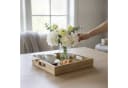 Meinposten Dekotablett Mangoholz Serviertablett Braun Bild 1