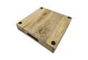 Meinposten Dekotablett Mangoholz Serviertablett Braun Bild 3