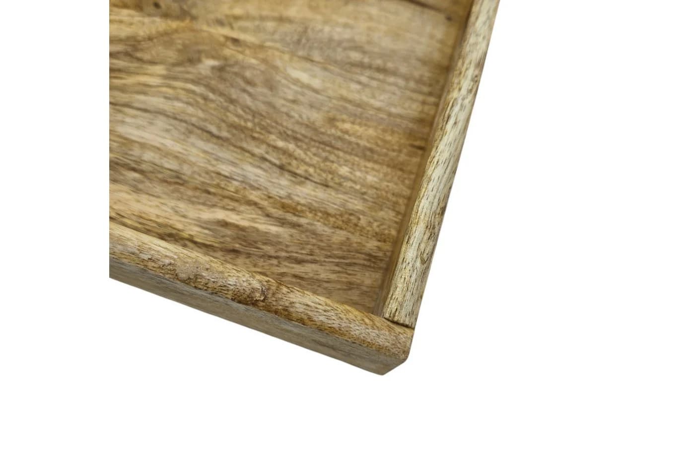 Meinposten Dekotablett Mangoholz Serviertablett Braun - Bild 4