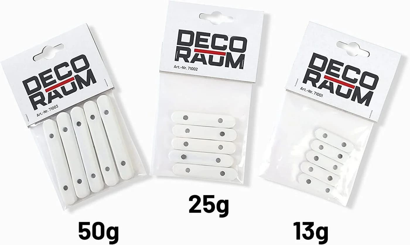 Deco-Raum Bleistäbchen 5-tlg. Lackiert Hochwertig Vorhänge Beschwerung - Bild 4