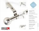 Deco-Raum Gardinenstange Flexa Stilgarnitur Set ausziehbar Ø 19 mm Metall Bild 3