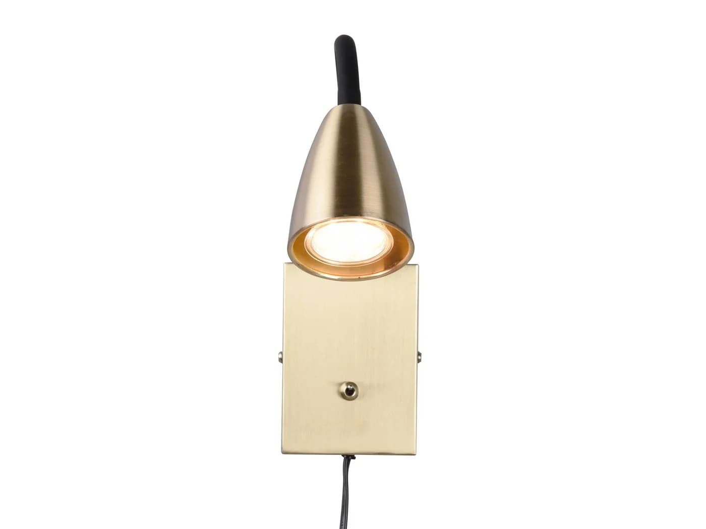 TRIO Leuchten LED Leselampe Messing Dimmbar Wandlampe - Bild 5
