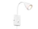 Trio Leuchten LED Wandleuchte Weiß matt Flexarm Dimmbar Bild 2
