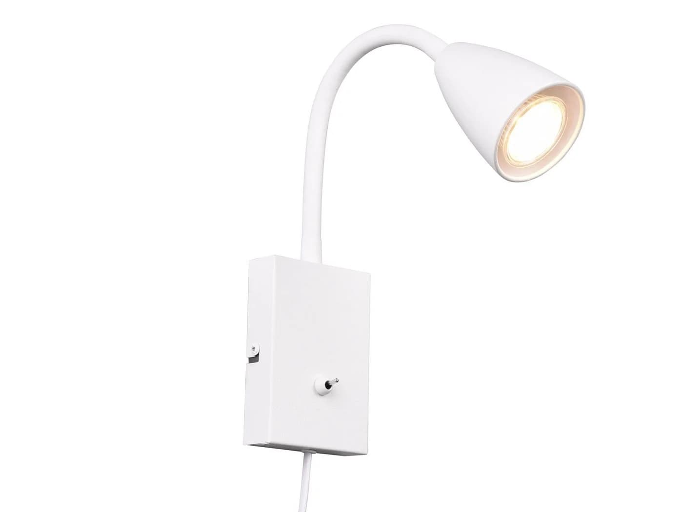 Trio Leuchten LED Wandleuchte Weiß matt Flexarm Dimmbar - Bild 2