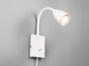 Trio Leuchten LED Wandleuchte Weiß matt Flexarm Dimmbar Bild 3