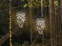 GLOBO LIGHTING LED Solarleuchte 2er Set Warmweiß Hängeleuchte Outdoor Bild 1