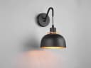 Reality Leuchten LED Wandleuchte Schwarz/Gold Dimmbar Bild 3