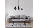 TRIO Leuchten LED Pendelleuchte 3-flammig Schwarz Rauchglas mit Switch Dimmer Bild 5