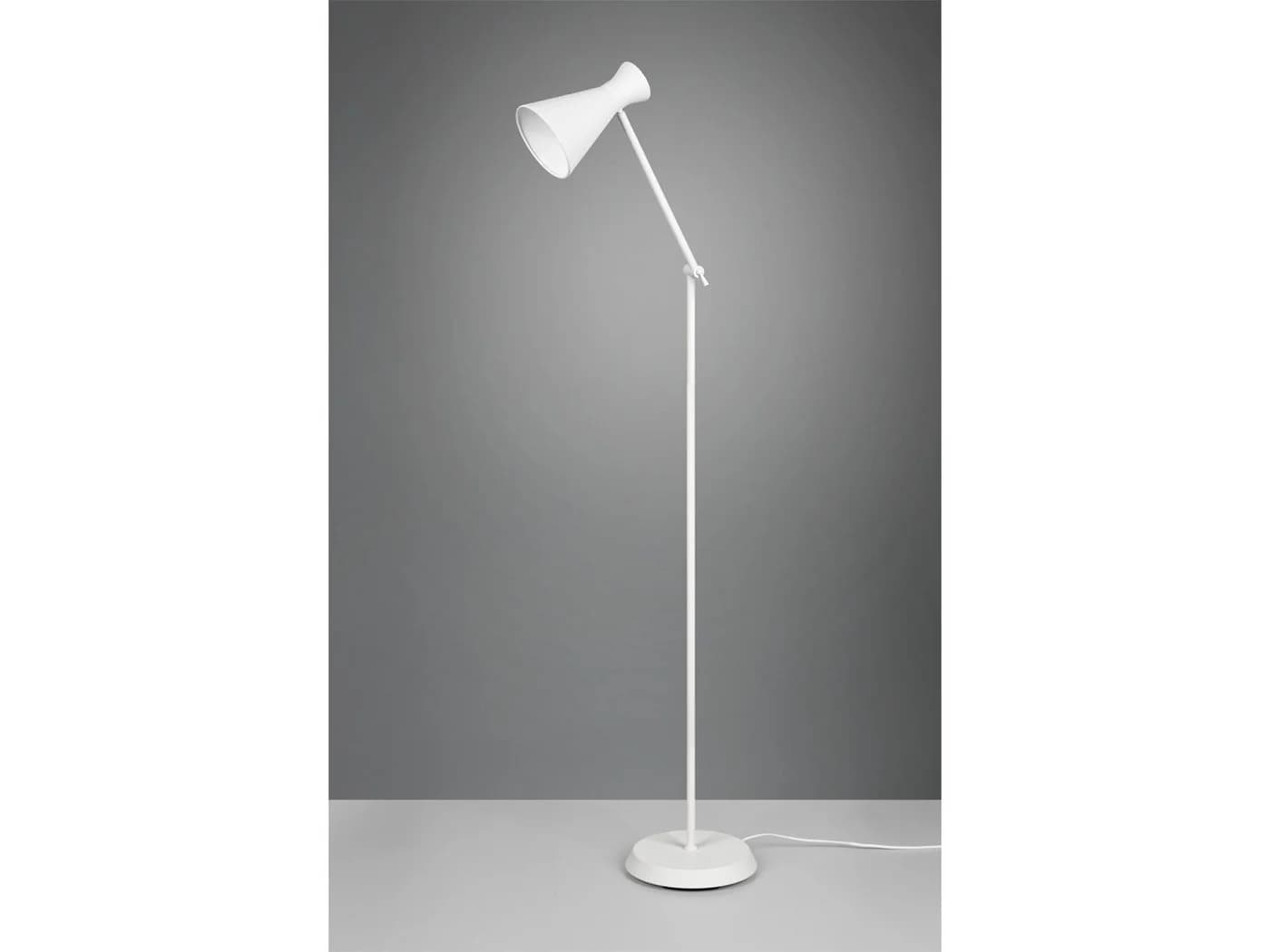 Reality Leuchten LED Stehlampe Weiß Dimmfunktion Gelenkarm - Bild 3