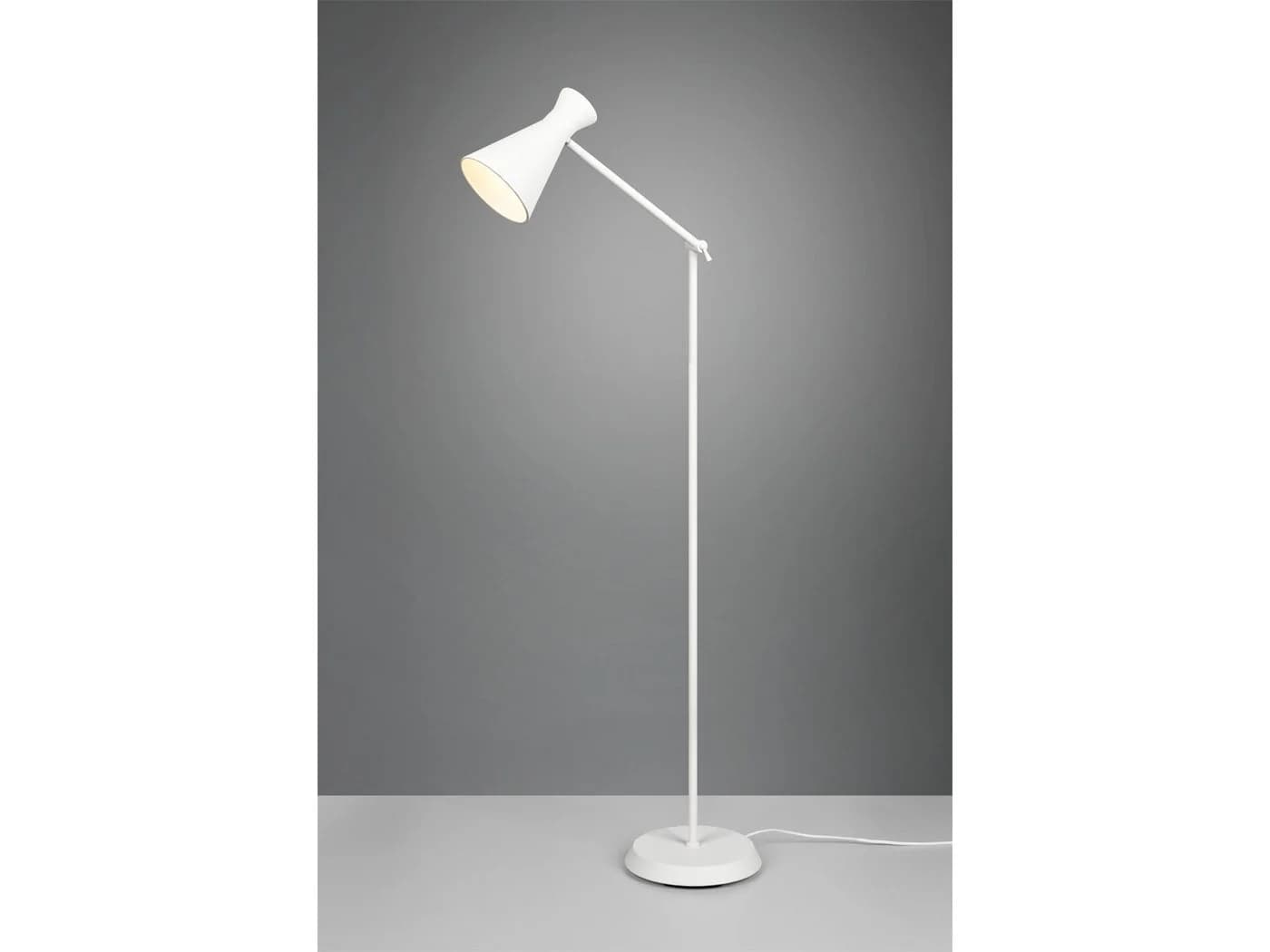 Reality Leuchten LED Stehlampe Weiß Dimmfunktion Gelenkarm - Bild 5
