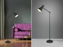 Reality Leuchten LED Stehlampe Schwarz Dimmbar Gelenkarm Bild 1