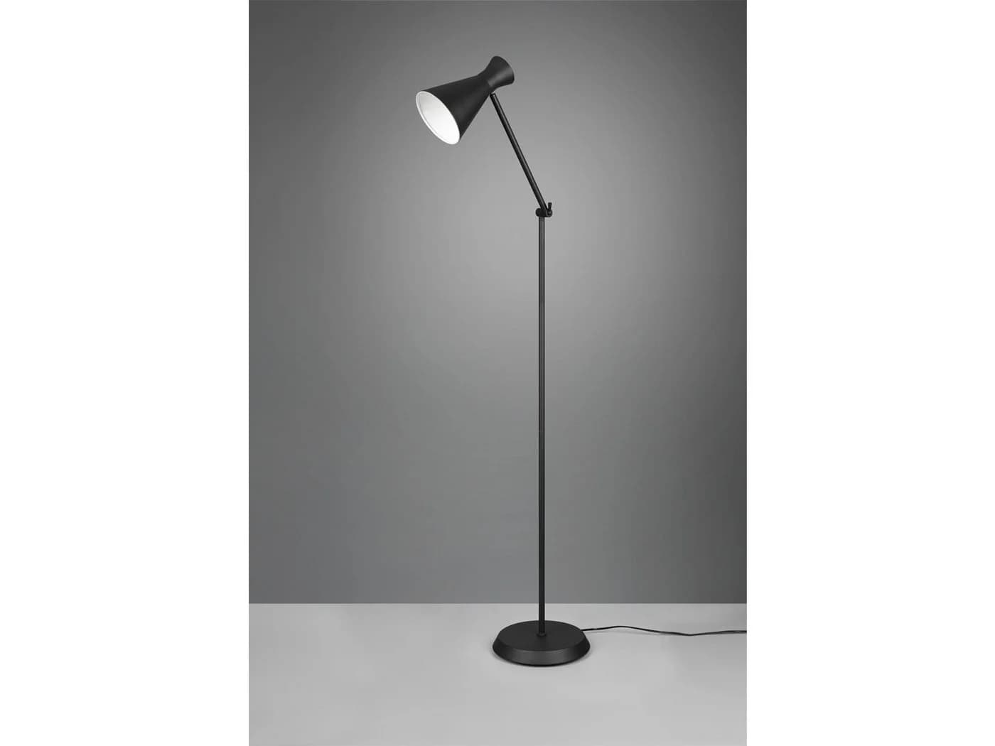 Reality Leuchten LED Stehlampe Schwarz Dimmbar Gelenkarm - Bild 5