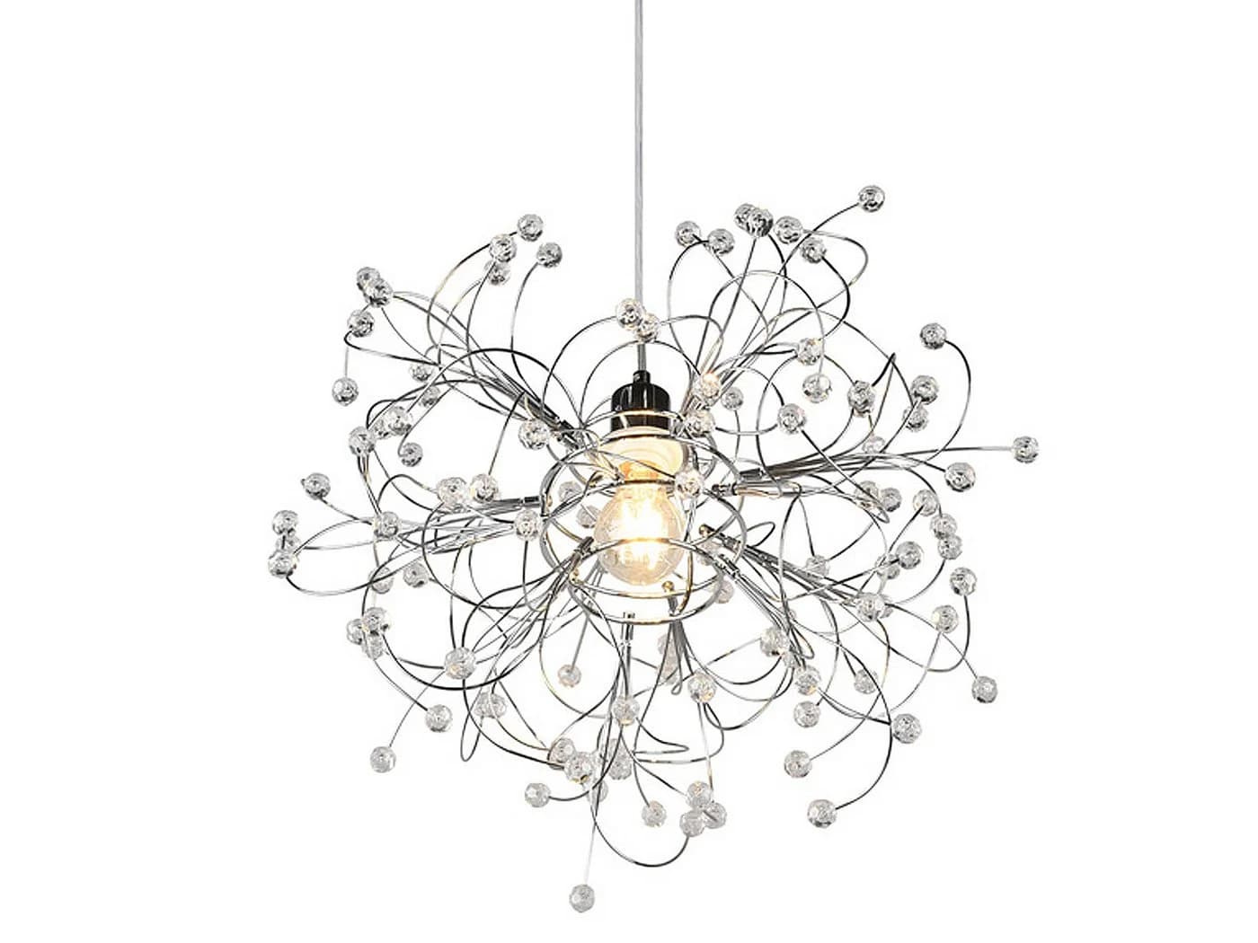 Reality Leuchten LED Pendelleuchte Designer Kristall Kugel-Lampe Ø52cm - Bild 2