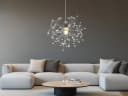 Reality Leuchten LED Pendelleuchte Designer Kristall Kugel-Lampe Ø52cm Bild 5