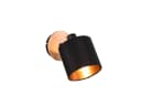 Reality Leuchten LED Wandstrahler Dimmbar Warmweiß Holz Design Bild 2