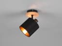 Reality Leuchten LED Wandstrahler Dimmbar Warmweiß Holz Design Bild 3