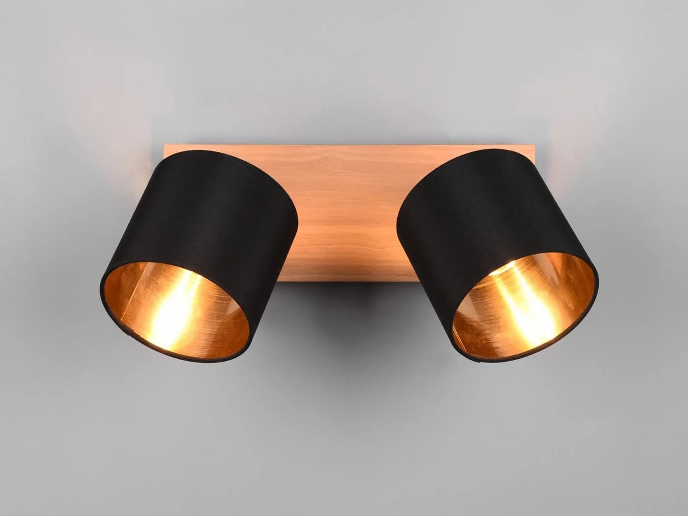 Reality Leuchten LED Deckenstrahler Schwarz/Gold Dimmbar - Bild 5