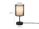 TRIO Leuchten LED Nachttischlampe Dimmbar Schwarz/Weiß Bild 4