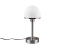TRIO Leuchten LED Nachttischlampe Touch Dimmbar Weiß Silber Glas Bild 2