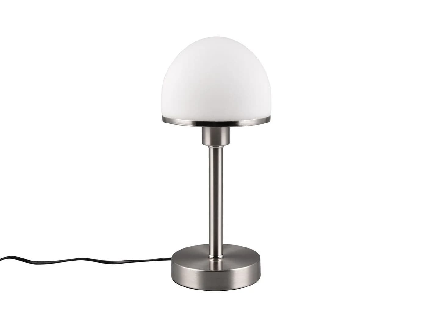 TRIO Leuchten LED Nachttischlampe Touch Dimmbar Weiß Silber Glas - Bild 2