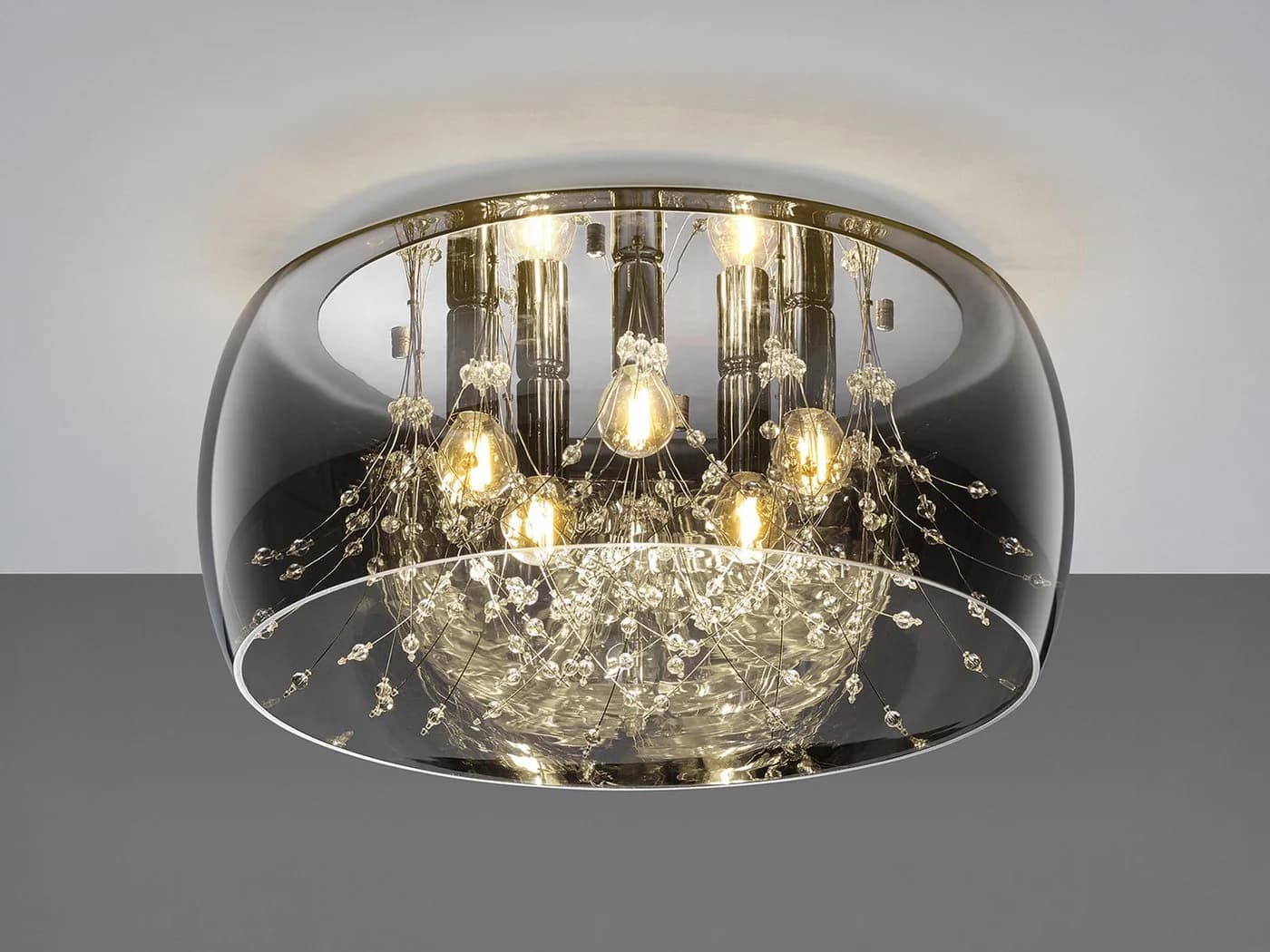 TRIO Leuchten LED Deckenleuchte, Dimmfunktion, Warmweiß, Ø50cm - Bild 3