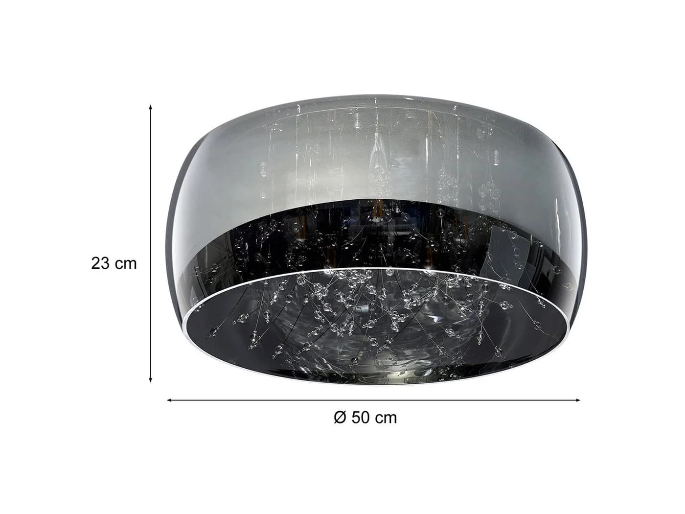 TRIO Leuchten LED Deckenleuchte, Dimmfunktion, Warmweiß, Ø50cm - Bild 4