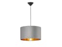 FISCHER & HONSEL LED Pendelleuchte Grau Gold Dimmbar Samt Bild 2