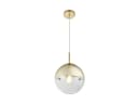 GLOBO LIGHTING LED Pendelleuchte Gold Glas Ø20cm Dimmbar Bild 2