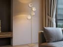 Luce Design Ambiente LED Stehlampe mit Glas-Kugeln, Höhe 160cm, Dimmfunktion, LED wechselbar, Warmweiß Bild 1