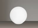 Luce Ambiente Design LED Nachttischlampe Glas-Kugel Dimmbar Warmweiß Bild 3