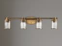 Kichler LED Wandleuchte 4-flammig Messing Industrial Design Bild 3