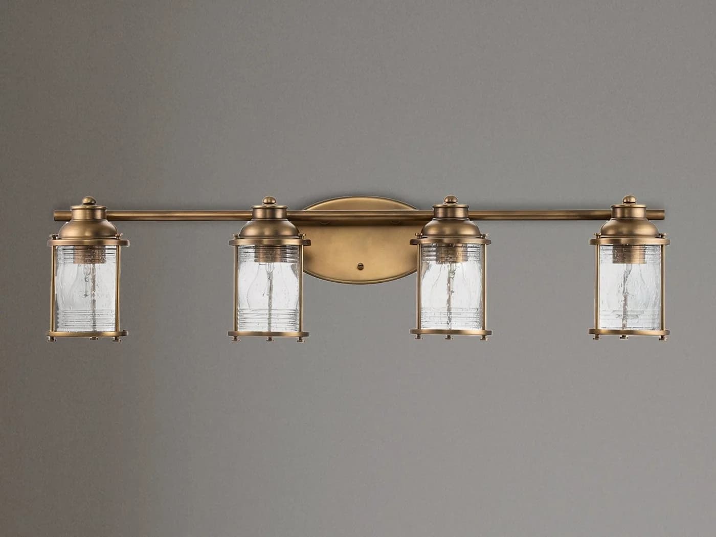 Kichler LED Wandleuchte 4-flammig Messing Industrial Design - Bild 3