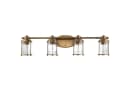 Kichler LED Wandleuchte 4-flammig Messing Industrial Design Bild 4