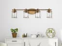 Kichler LED Wandleuchte 4-flammig Messing Industrial Design Bild 5