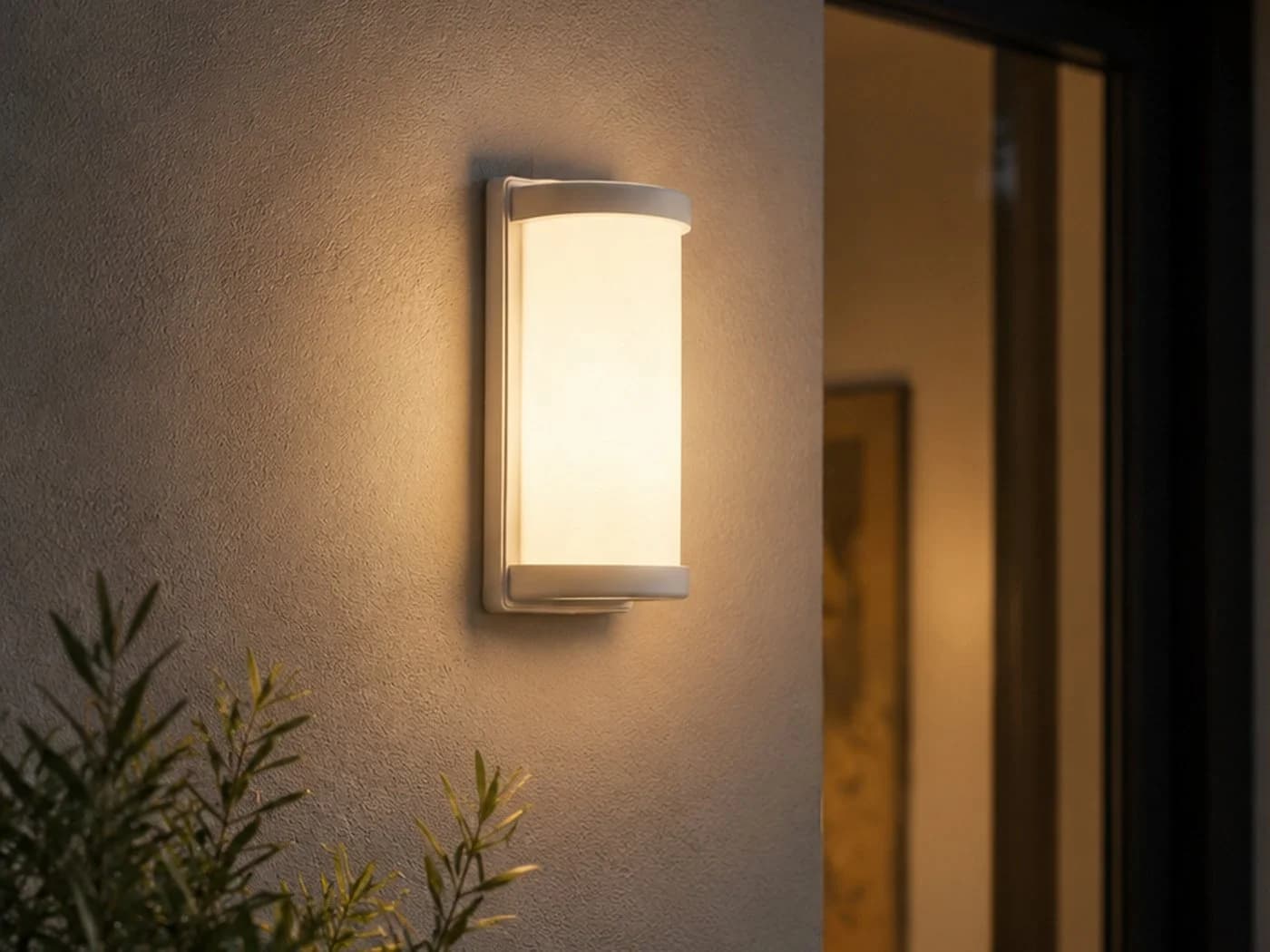 Reality Leuchten LED Außen-Wandleuchte Weiß E27