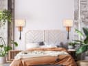 TRIO Leuchten LED Wandleuchte mit Lesearm Holz Beige Bild 5