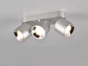 TRIO Leuchten LED Deckenstrahler Dimmfunktion Warmweiß Wandstrahler Innen Silber Bild 1