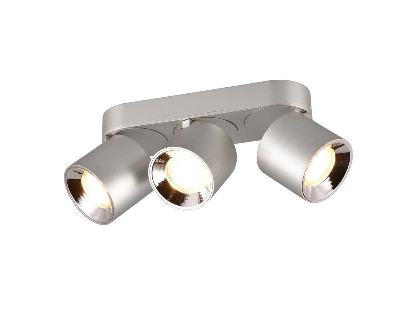 TRIO Leuchten LED Deckenstrahler Dimmfunktion Warmweiß Wandstrahler Innen Silber - Bild 2