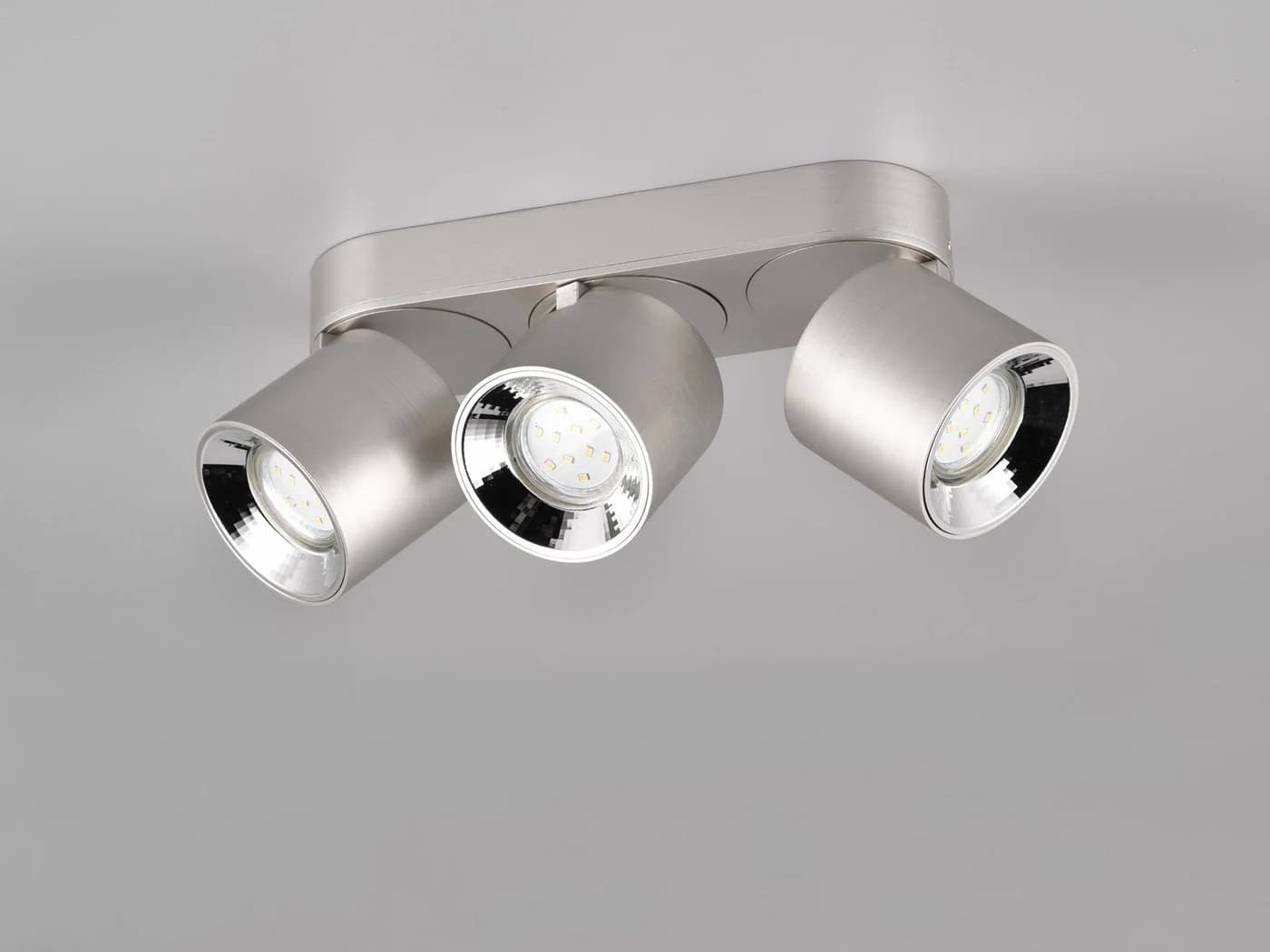 TRIO Leuchten LED Deckenstrahler Dimmfunktion Warmweiß Wandstrahler Innen Silber - Bild 4