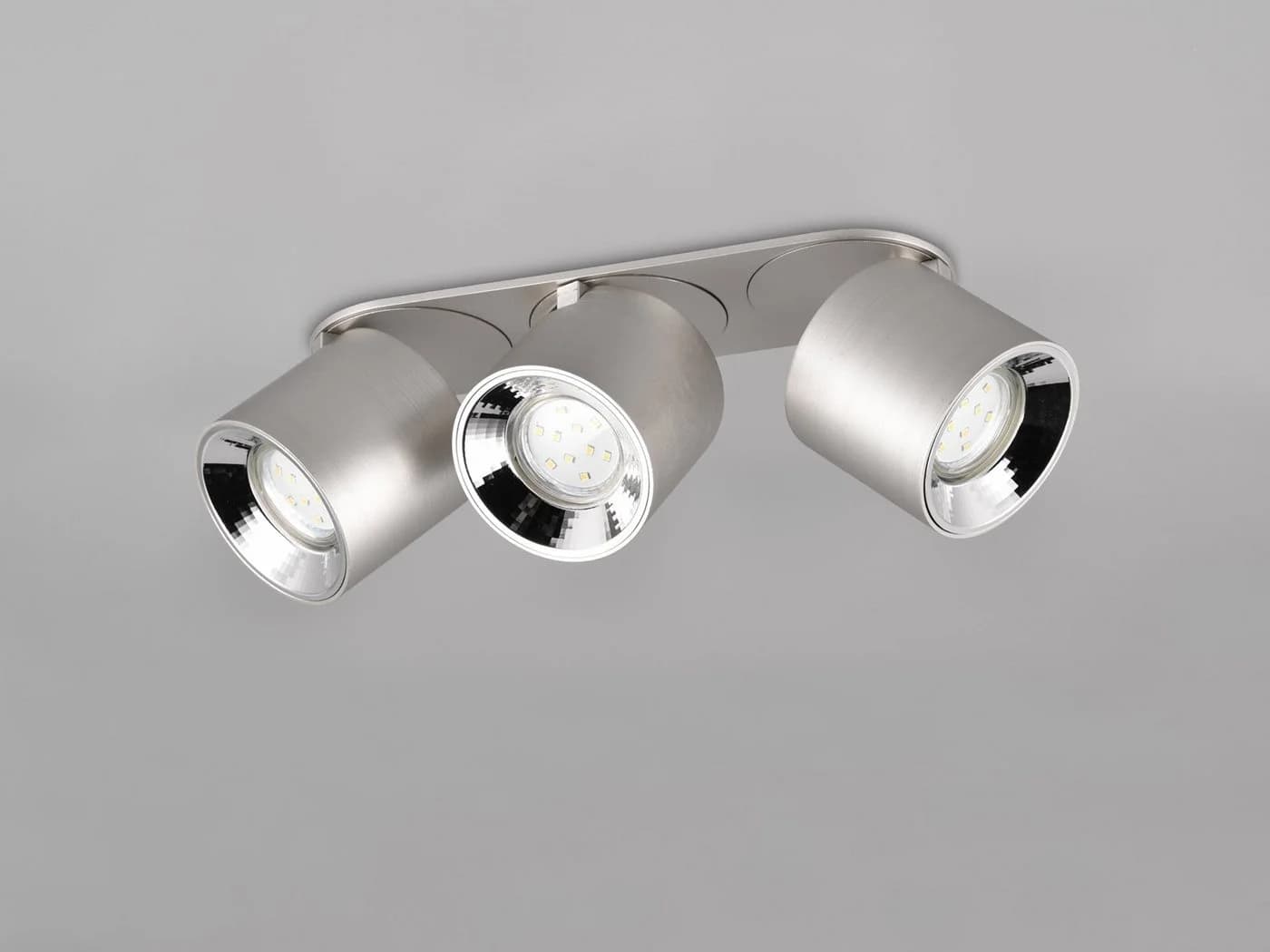 TRIO Leuchten LED Deckenstrahler Dimmfunktion Warmweiß Wandstrahler Innen Silber - Bild 5
