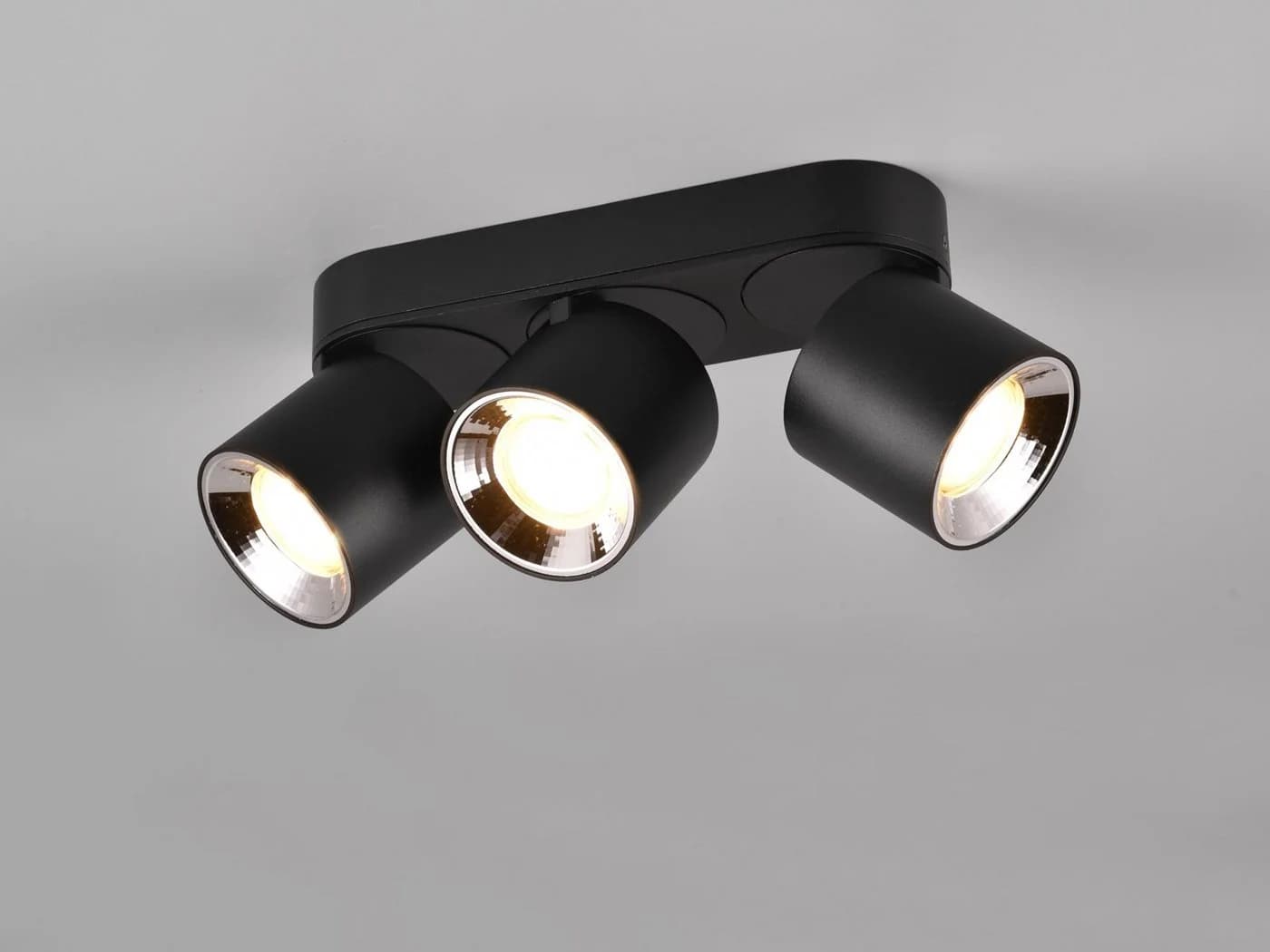 TRIO Leuchten LED Deckenstrahler Schwarz Dimmbar GU10