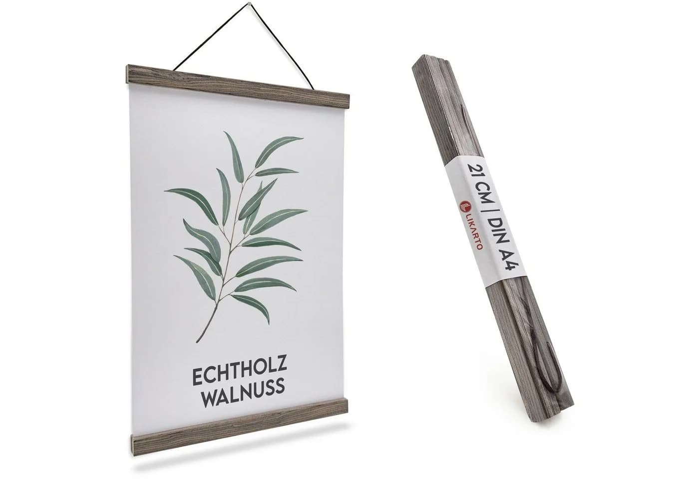 Likarto Premium-Posterleiste aus Echtholz mit Magnetfunktion - Bild 2