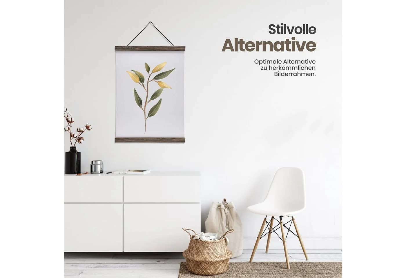 Likarto Premium-Posterleiste aus Echtholz mit Magnetfunktion - Bild 5