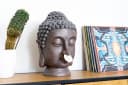 Buddha Kopf Taschentuchbox mit Nasen-Fach Bild 4
