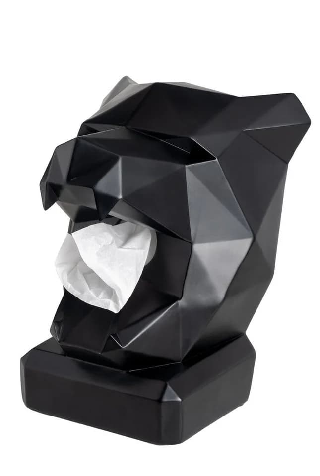 NEUSTEIN Papiertuchbox Panther Taschentuchbox Design Figur - Bild 2