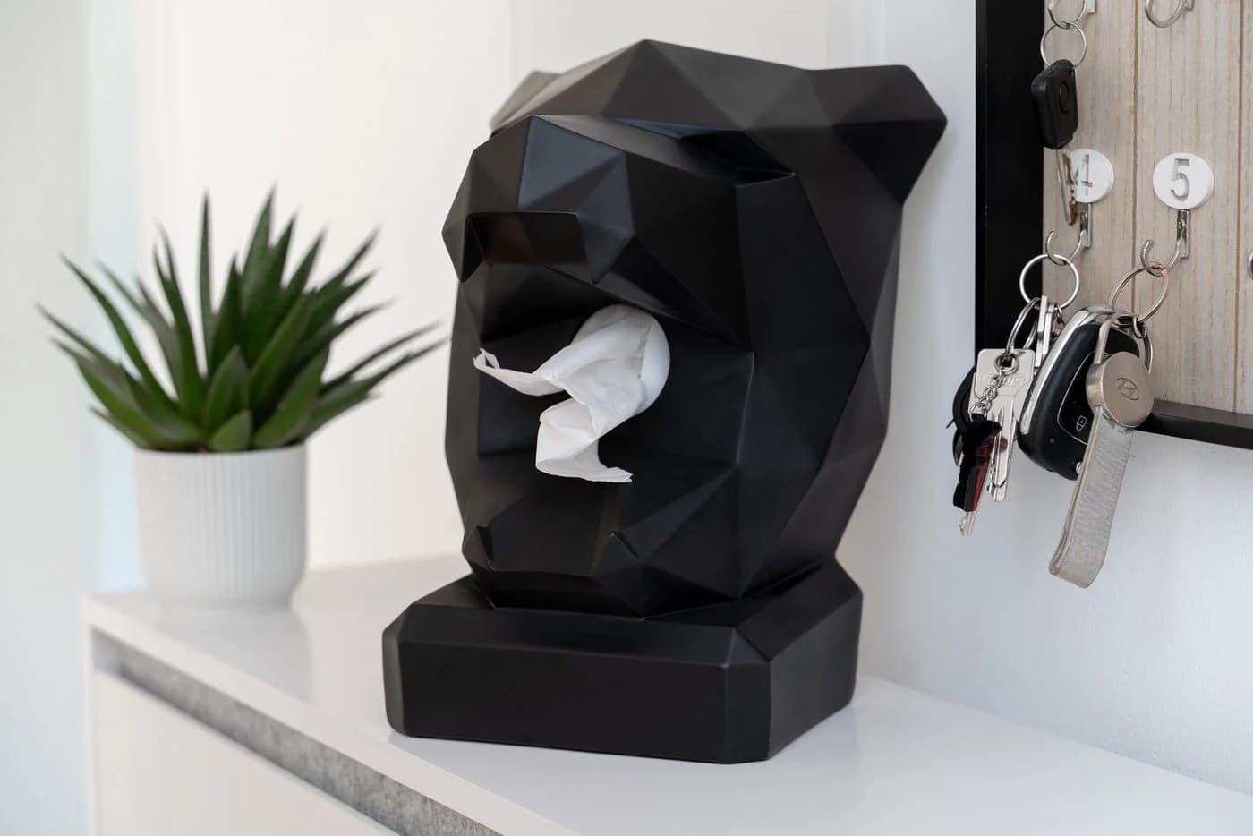 NEUSTEIN Papiertuchbox Panther Taschentuchbox Design Figur - Bild 5