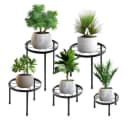 NEUSTEIN Blumenständer 5er Set Metall Schwarz Pflanzenständer Bild 2