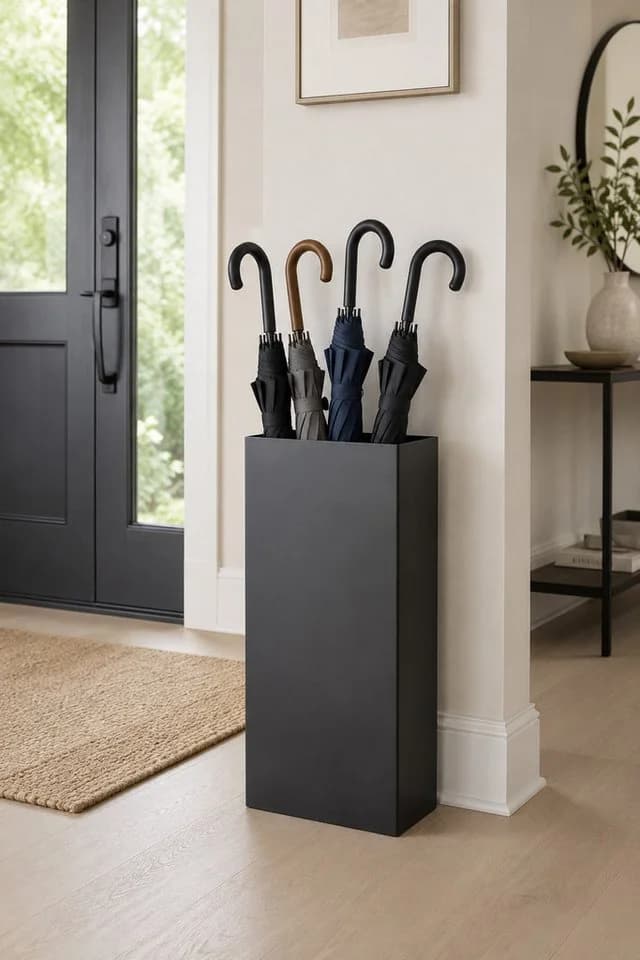 NEUSTEIN Schirmständer Schwarz Metall Modern - Bild 4