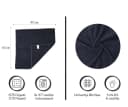 Hometex Premium Textiles Geschirrtuch Mikrofaser Putztuch 40 x 40 cm, 10er Set Schwarz Bild 1